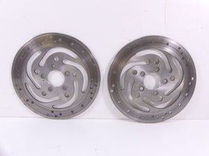 2000 Harley Touring FLHTCI Electra Glide Front Brake Disc Rotor Set 44136-00