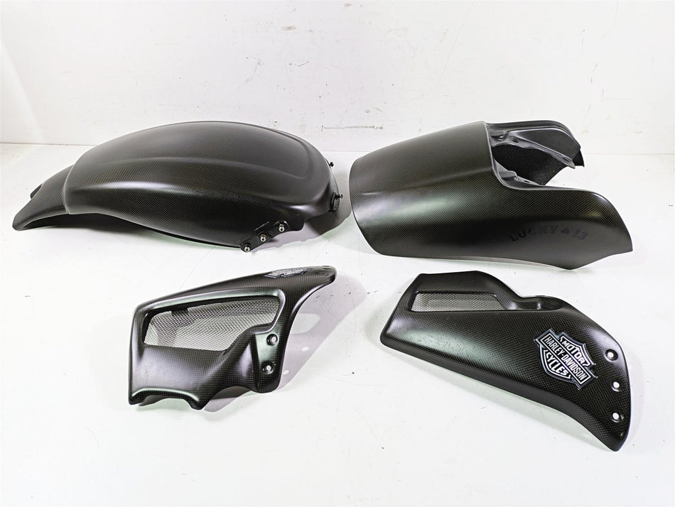2010 Harley VRSCF Muscle Rod Bestem Carbon Fiber Tank Side Rear Fender Covers {{ shop.shopifyCountryName }} - Mototech271