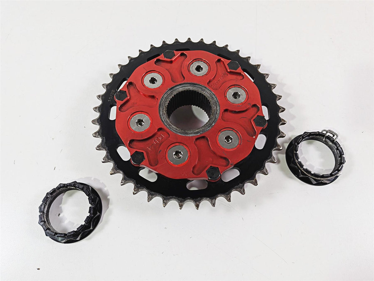 2017 Ducati Panigale 1299 AEM Factory Red Sprocket & Flange DU092 S50-804R-41-Mototech271