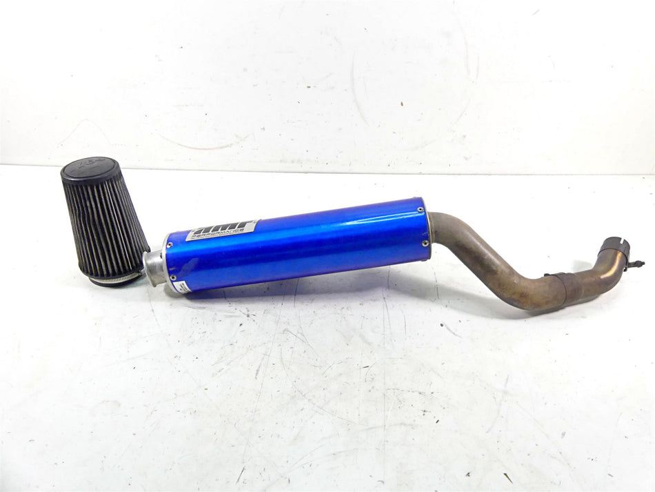2017 Yamaha YFM Raptor 700R SE HMF Blue Slip On Exhaust 041363606471 PD-234 {{ shop.shopifyCountryName }} - Mototech271