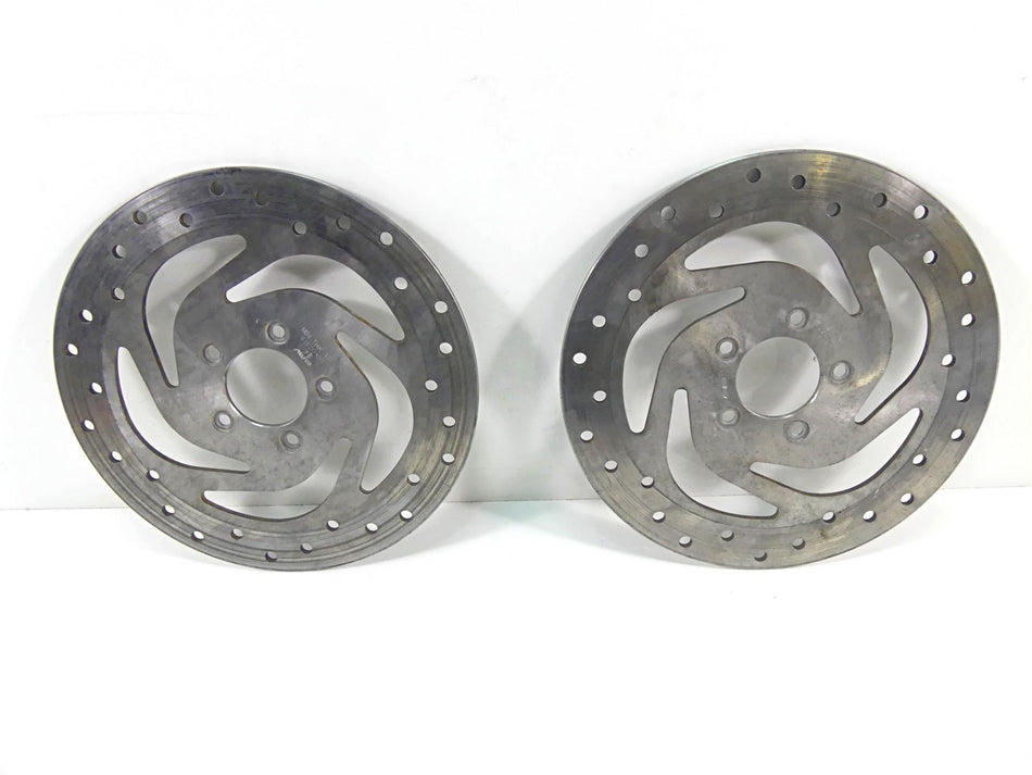 2009 Harley XR1200 Sportster Front Straight Brake Rotor Disc Set 41820-08 {{ shop.shopifyCountryName }} - Mototech271