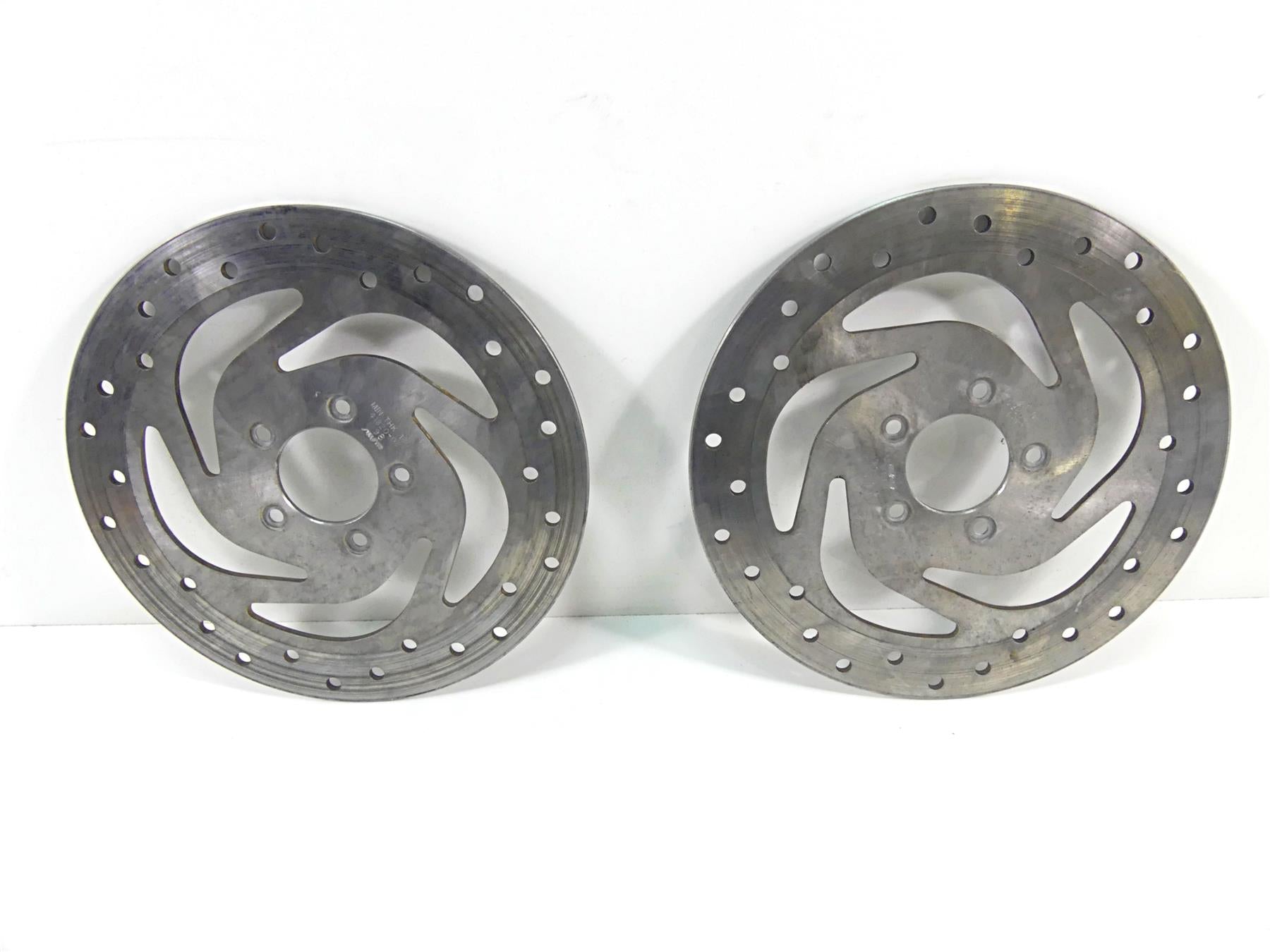 2009 Harley XR1200 Sportster Front Straight Brake Rotor Disc Set 41820 ...