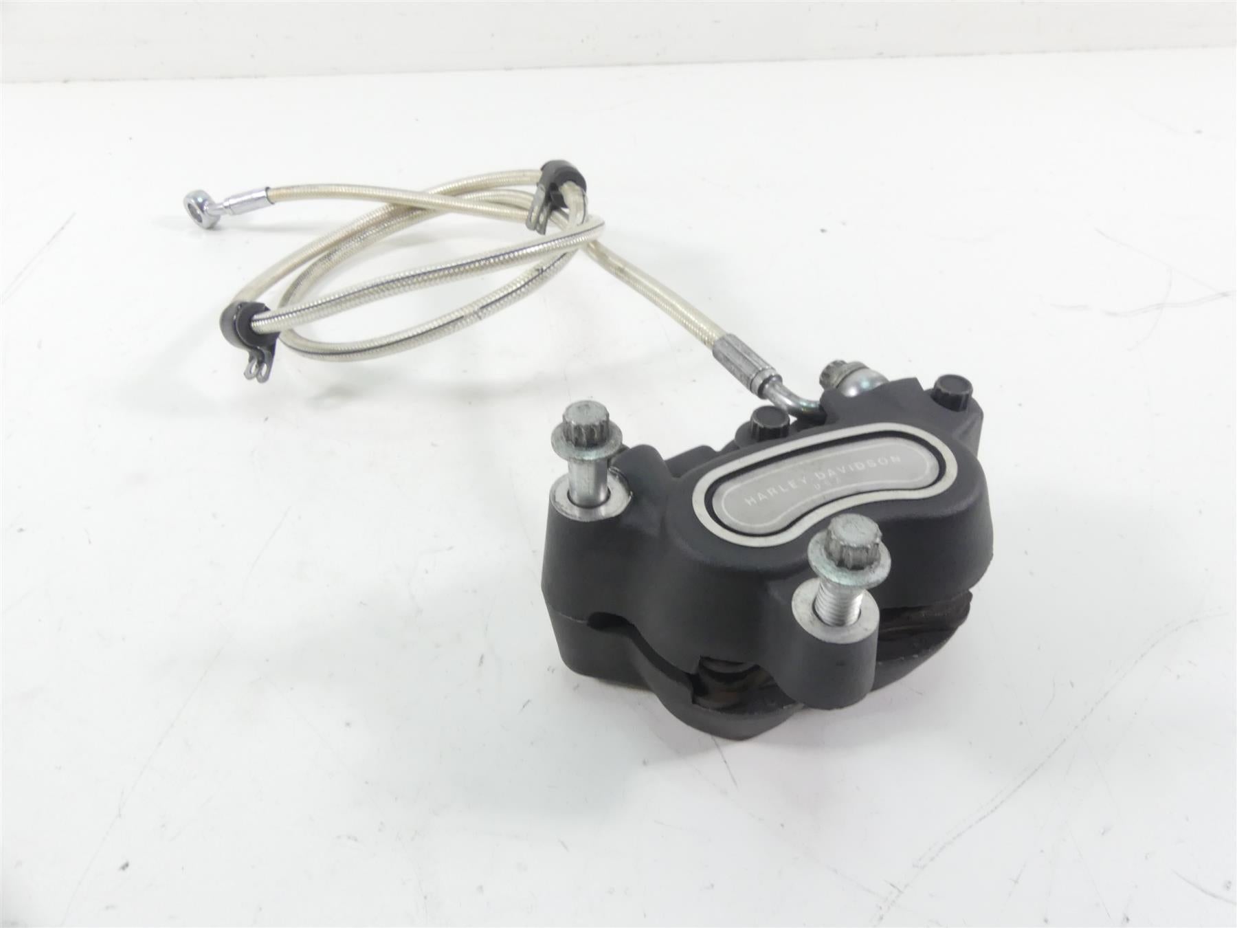 2013 Harley FXDWG Dyna Wide Glide Front Brake Caliper & Line Set 41300001 {{ shop.shopifyCountryName }} - Mototech271