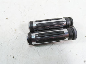 2008 Harley FLHTCU Electra Glide Oem Chrome Rubber Hand Grip Set 56246-08 | Mototech271