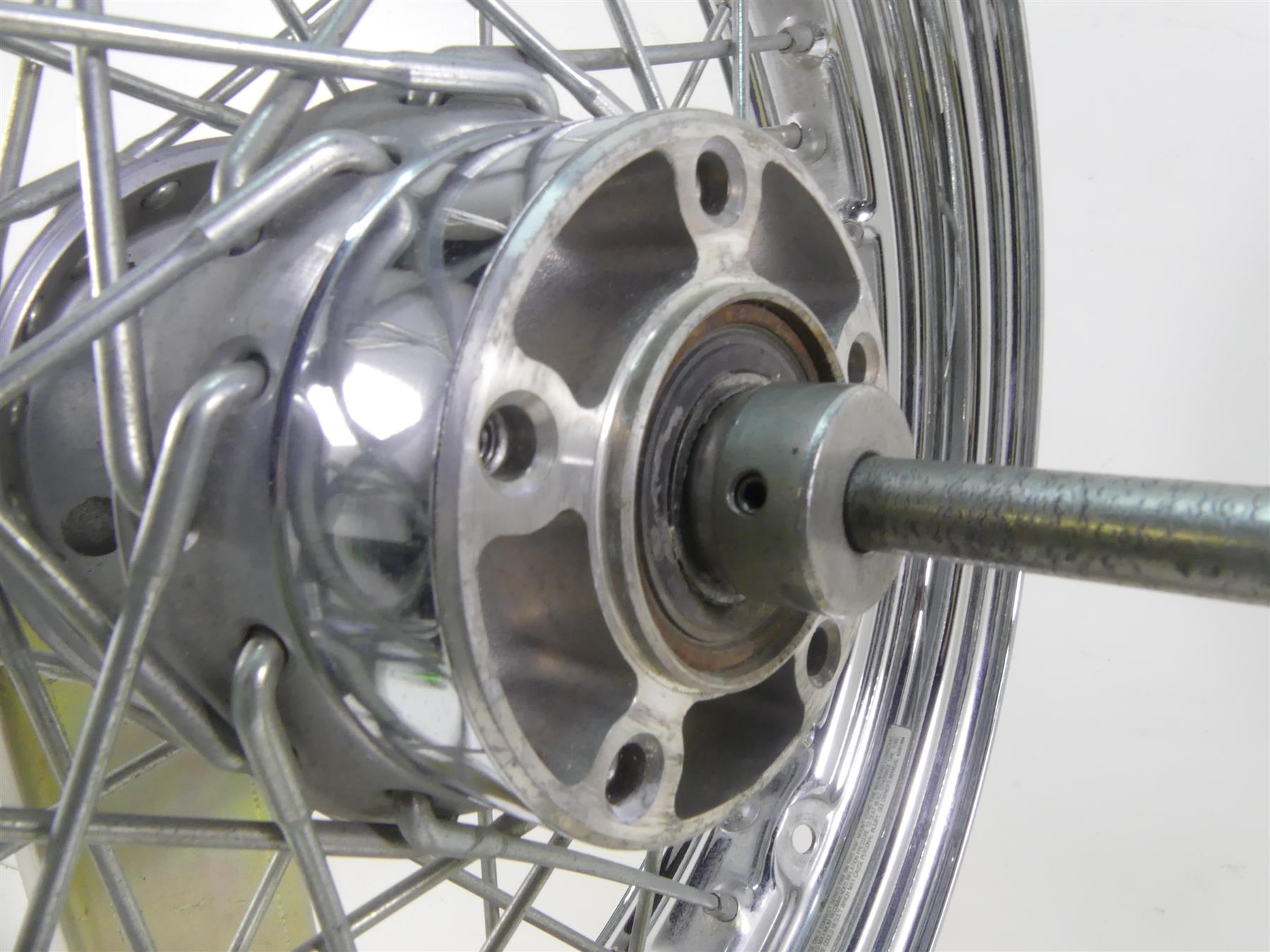 2001 Harley Touring FLHRCI Road King Straight Front Wheel Rim 16x3 43085-97 {{ shop.shopifyCountryName }} - Mototech271