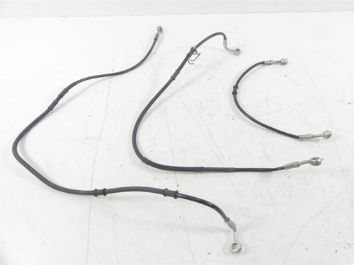 2015 Ducati Diavel Carbon Red Front Abs Brake Line Hose Set 61841191A 61841181B | Mototech271
