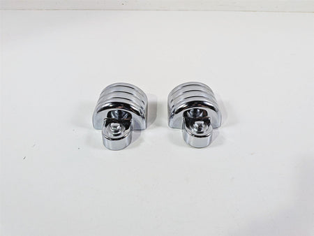 2003 Honda V-Twin VTX1800 C Kuryakyn Chrome Rear Shock Top Covers 8261 {{ shop.shopifyCountryName }} - Mototech271
