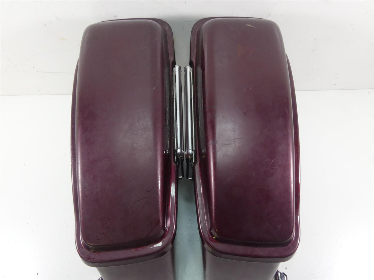 2015 Harley FLD Dyna Switchback Left Right Saddle Bag Saddlebag Set 90200019BDK {{ shop.shopifyCountryName }} - Mototech271