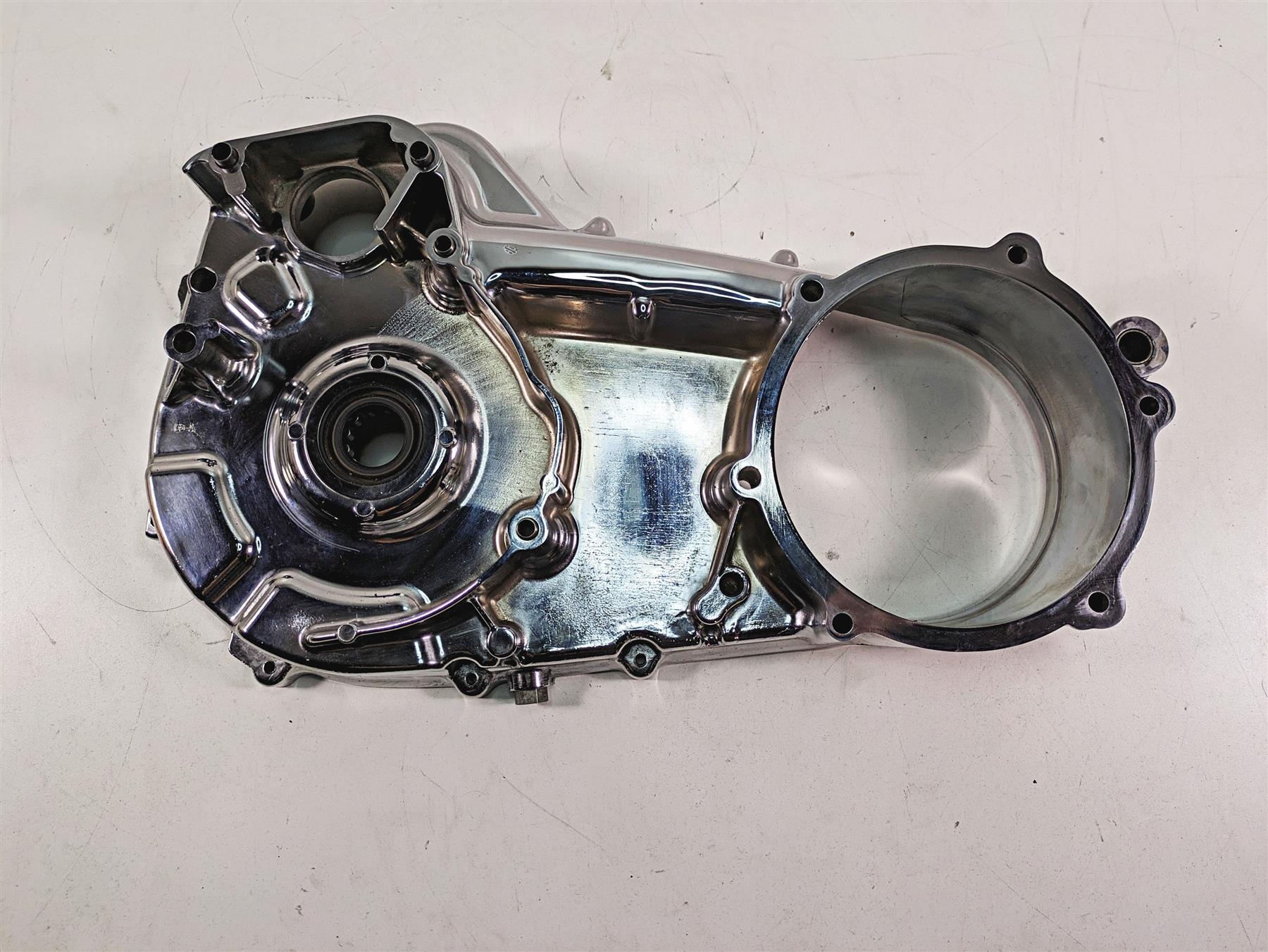 2011 Harley Touring FLTRU Road Glide Inner Primary Drive Chrome Cover 60756-07A {{ shop.shopifyCountryName }} - Mototech271