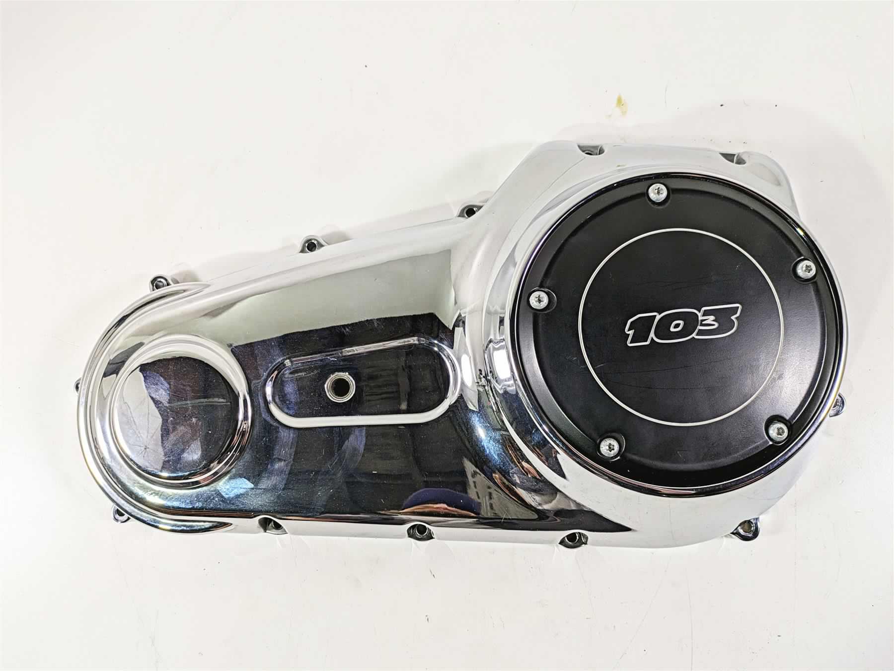 2014 Harley FXDL Dyna Low Rider Outer Primary Drive Clutch Cover Mid 60761-06A {{ shop.shopifyCountryName }} - Mototech271