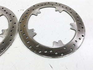 2015 Harley FXDL Dyna Low Rider Front Brake Disc Rotor Set 44553-06A