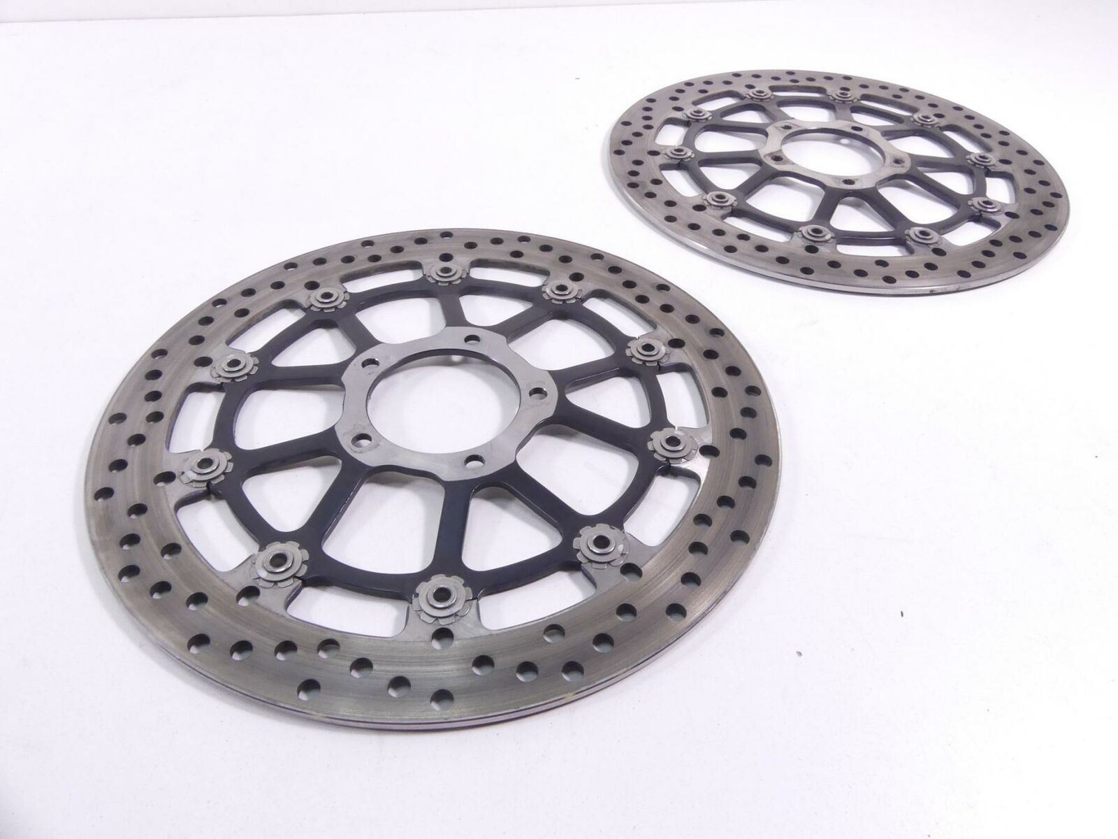 2013 Ducati Hyperstrada 821 Front Straight Brake Disc Rotor Set 49241011A {{ shop.shopifyCountryName }} - Mototech271
