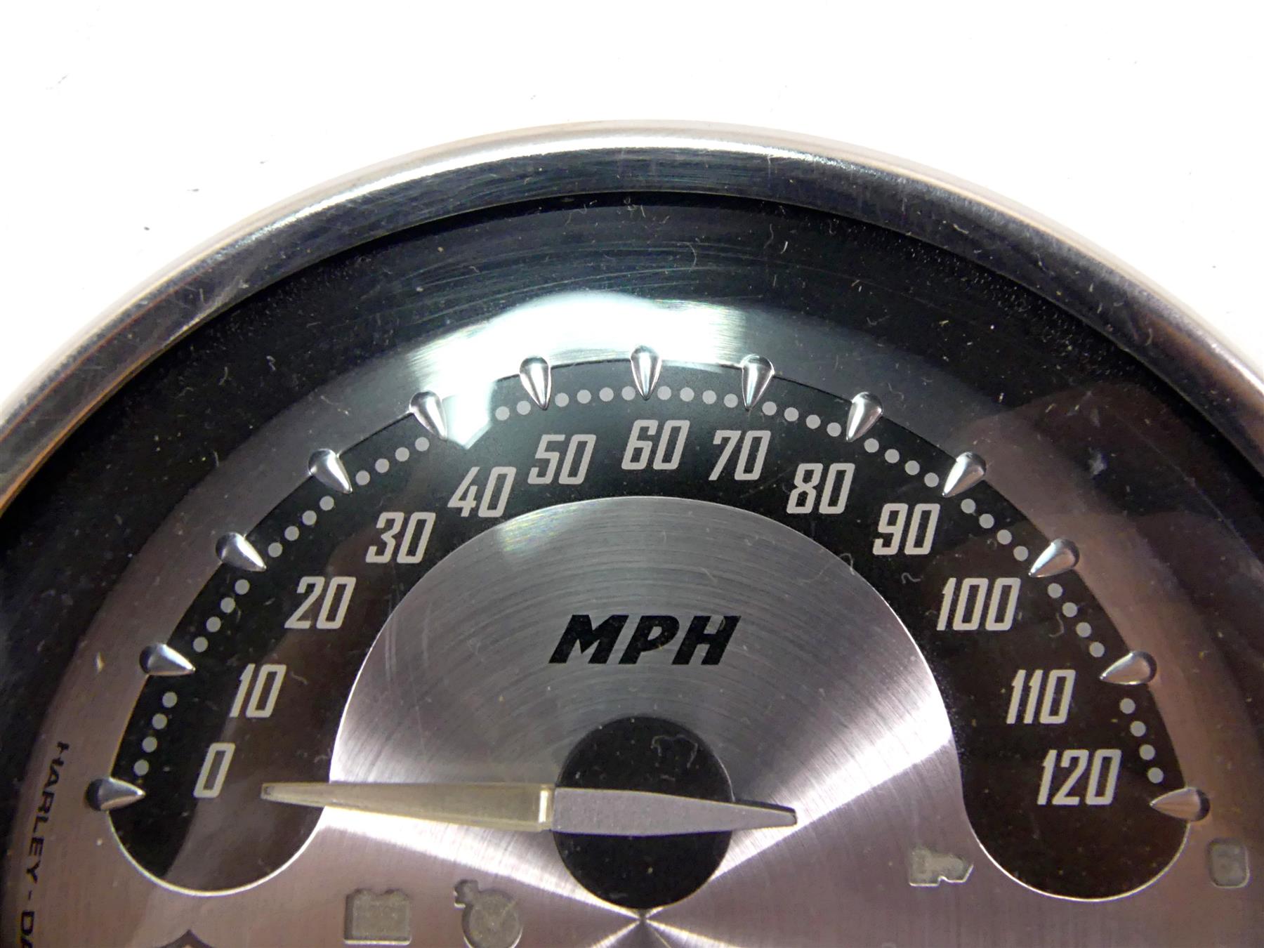 2007 Harley Touring FLHRSE CVO Road King Speedometer Gauge 27K 74718-07 {{ shop.shopifyCountryName }} - Mototech271