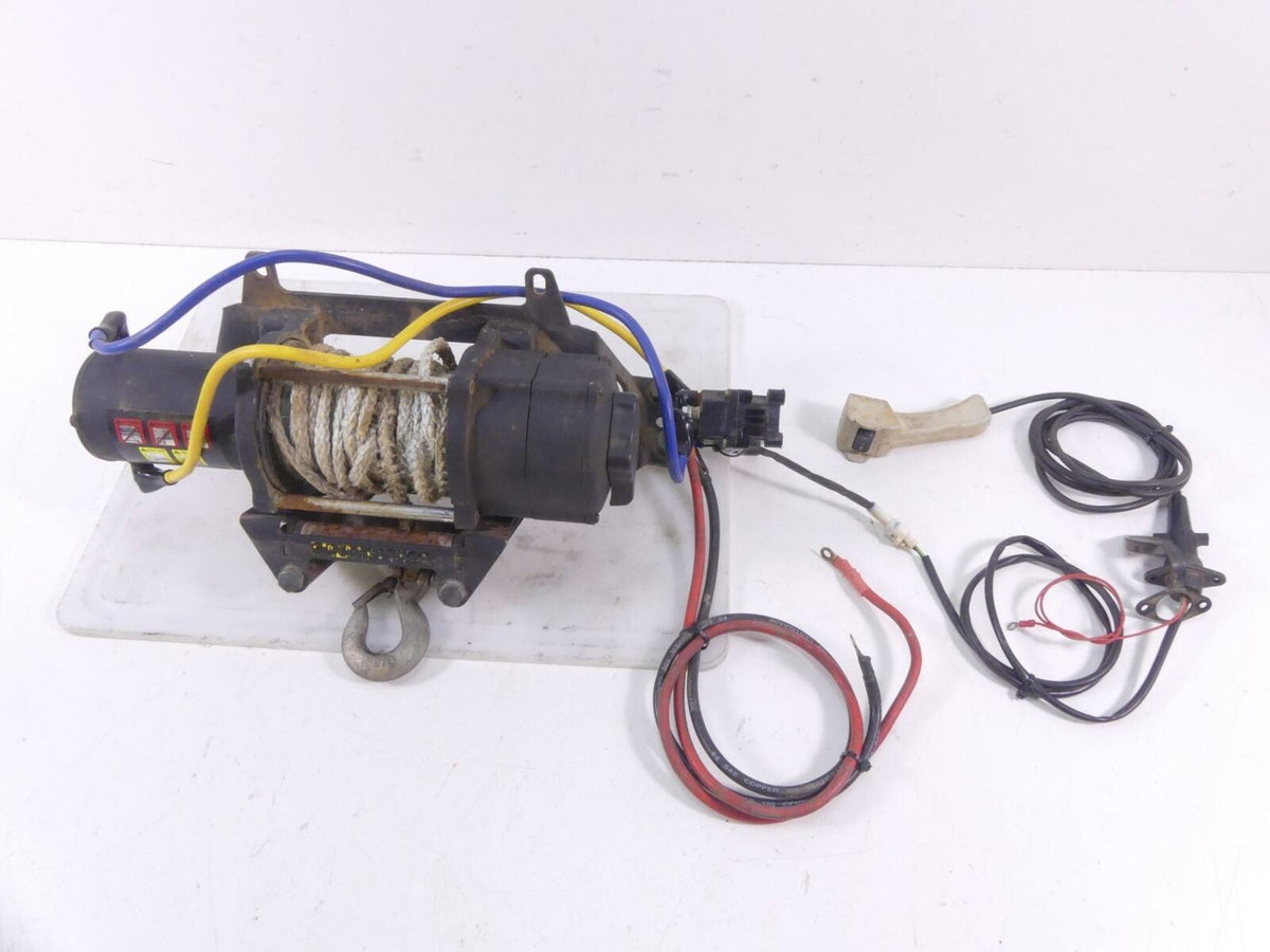 2012 Polaris Ranger 800XP Rope Cable Winch 4500 Lbs + Remote Control {{ shop.shopifyCountryName }} - Mototech271
