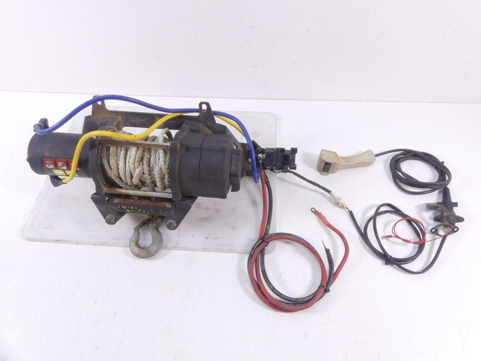 2012 Polaris Ranger 800XP Rope Cable Winch 4500 Lbs + Remote Control {{ shop.shopifyCountryName }} - Mototech271