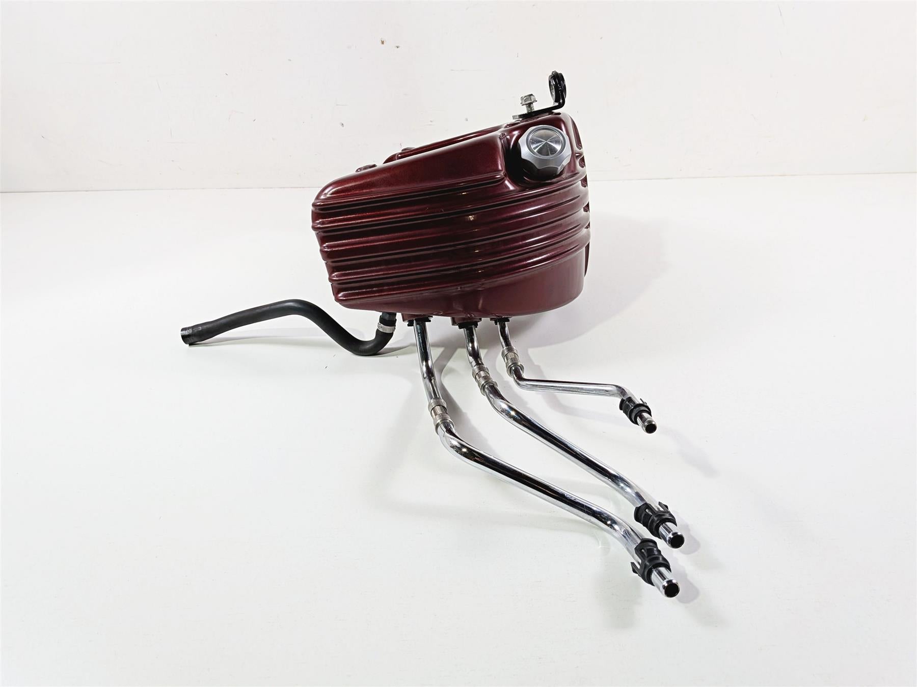 2009 Harley FXCWC Softail Rocker Oil Tank & Lines Deep Red Pearl Set 62546-08 {{ shop.shopifyCountryName }} - Mototech271