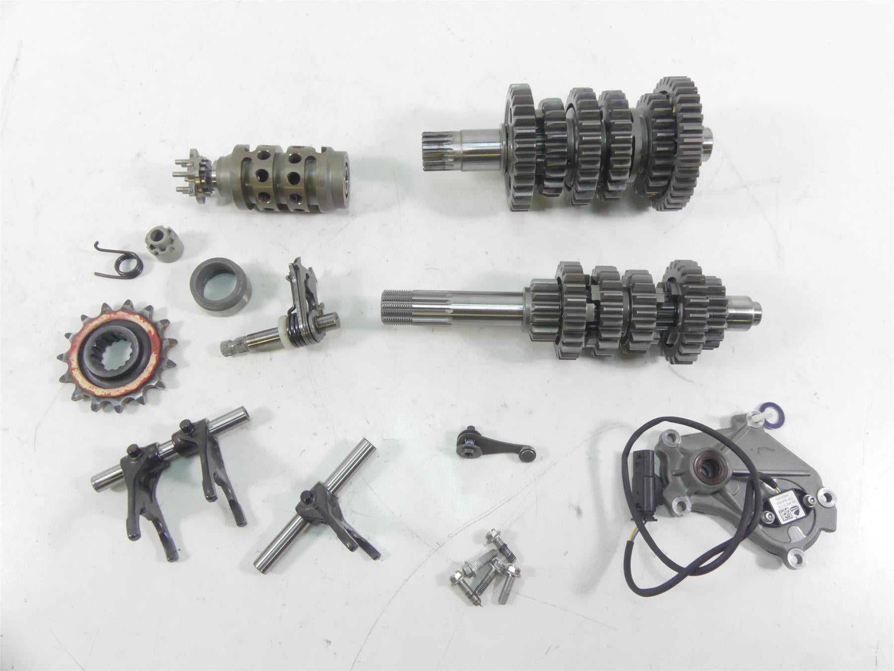 2020 Ducati Panigale V2 Transmission Gears Shaft Shift Fork Drum Set 15021991A | Mototech271