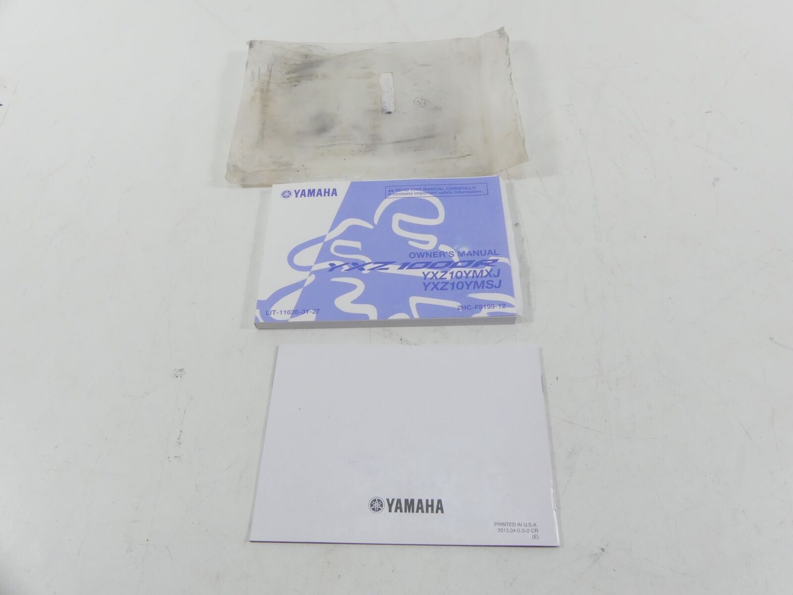 2018 Yamaha YXZ1000 R EPS Owners Manual 2HC-F8199-12 {{ shop.shopifyCountryName }} - Mototech271