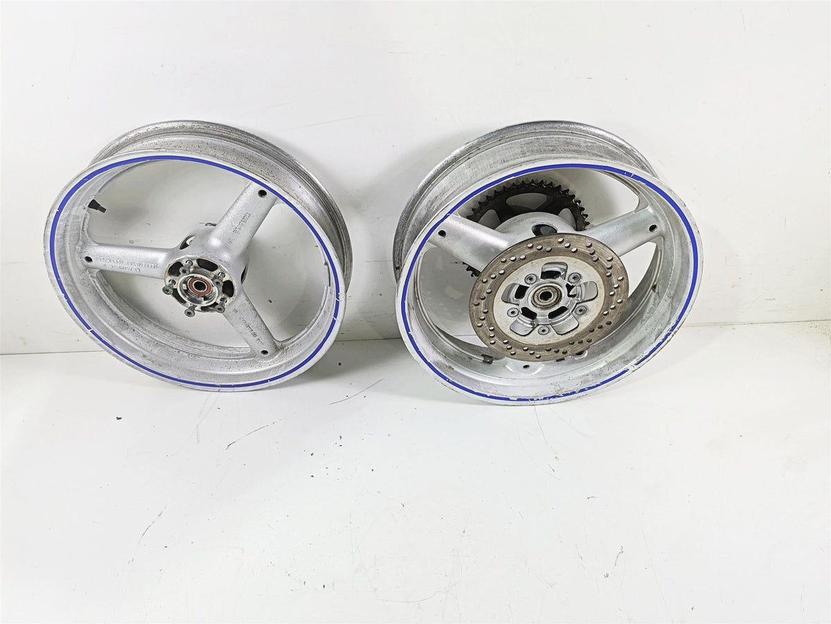 2001 Suzuki SV650 Front Rear Wheel Rim 17x3.5 17x4.5 54111-03FA0 54111-03FA1 {{ shop.shopifyCountryName }} - Mototech271
