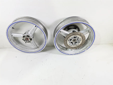 2001 Suzuki SV650 Front Rear Wheel Rim 17x3.5 17x4.5 54111-03FA0 54111-03FA1 {{ shop.shopifyCountryName }} - Mototech271