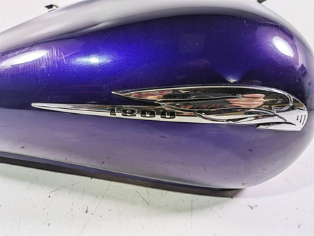 2002 Honda VTX1800 Retro Fuel Gas Tank Pearl Chromium Purple -Read 17520-MCV-670 {{ shop.shopifyCountryName }} - Mototech271
