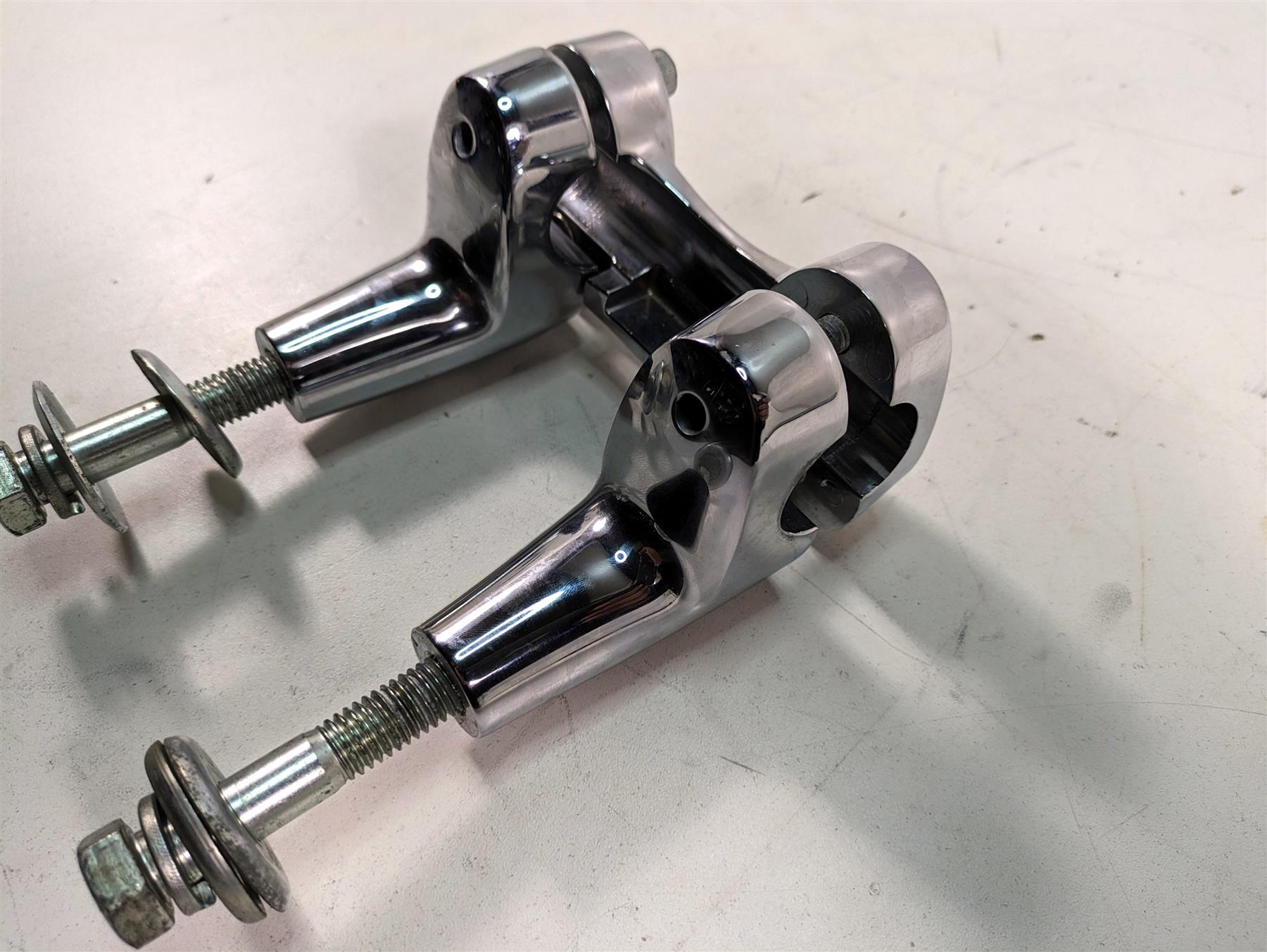 2012 Harley FLD Dyna Switchback Chrome Handlebar Riser Holder 55900004 {{ shop.shopifyCountryName }} - Mototech271