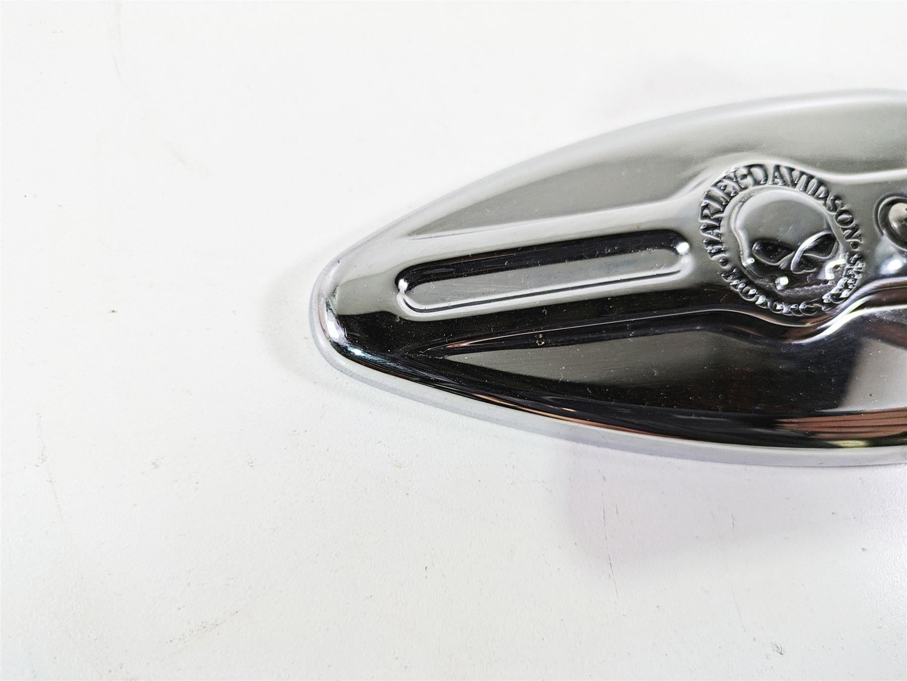 2008 Harley FLSTC Softail Heritage Right Rear View Skull Mirror 56000395 {{ shop.shopifyCountryName }} - Mototech271