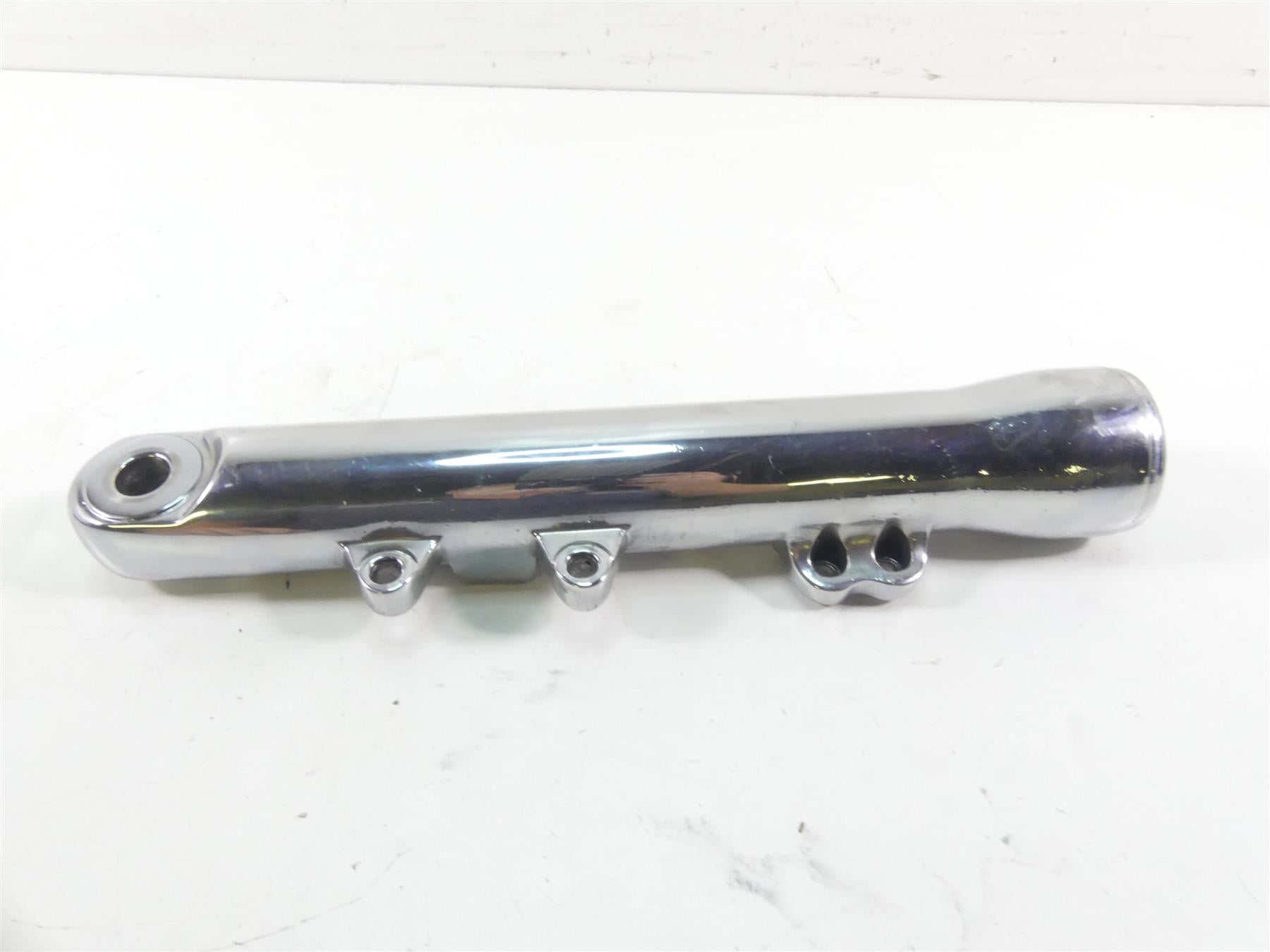 2009 Harley FXDL Dyna Low Rider Lower Left Chrome Tube -Read 46608-06B