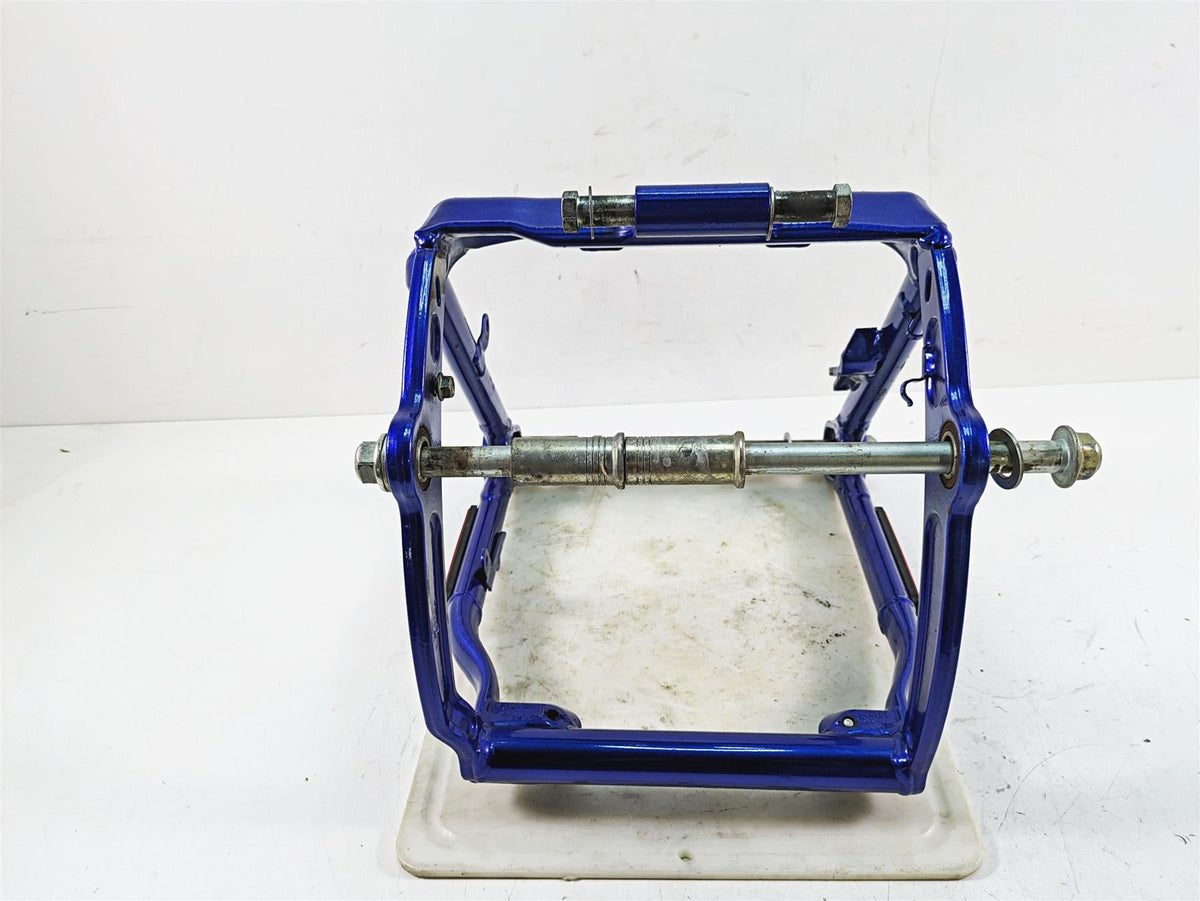 2009 Harley FXCWC Softail Rocker C Swingarm Swing Arm Flame Blue Pearl 47694-09 {{ shop.shopifyCountryName }} - Mototech271