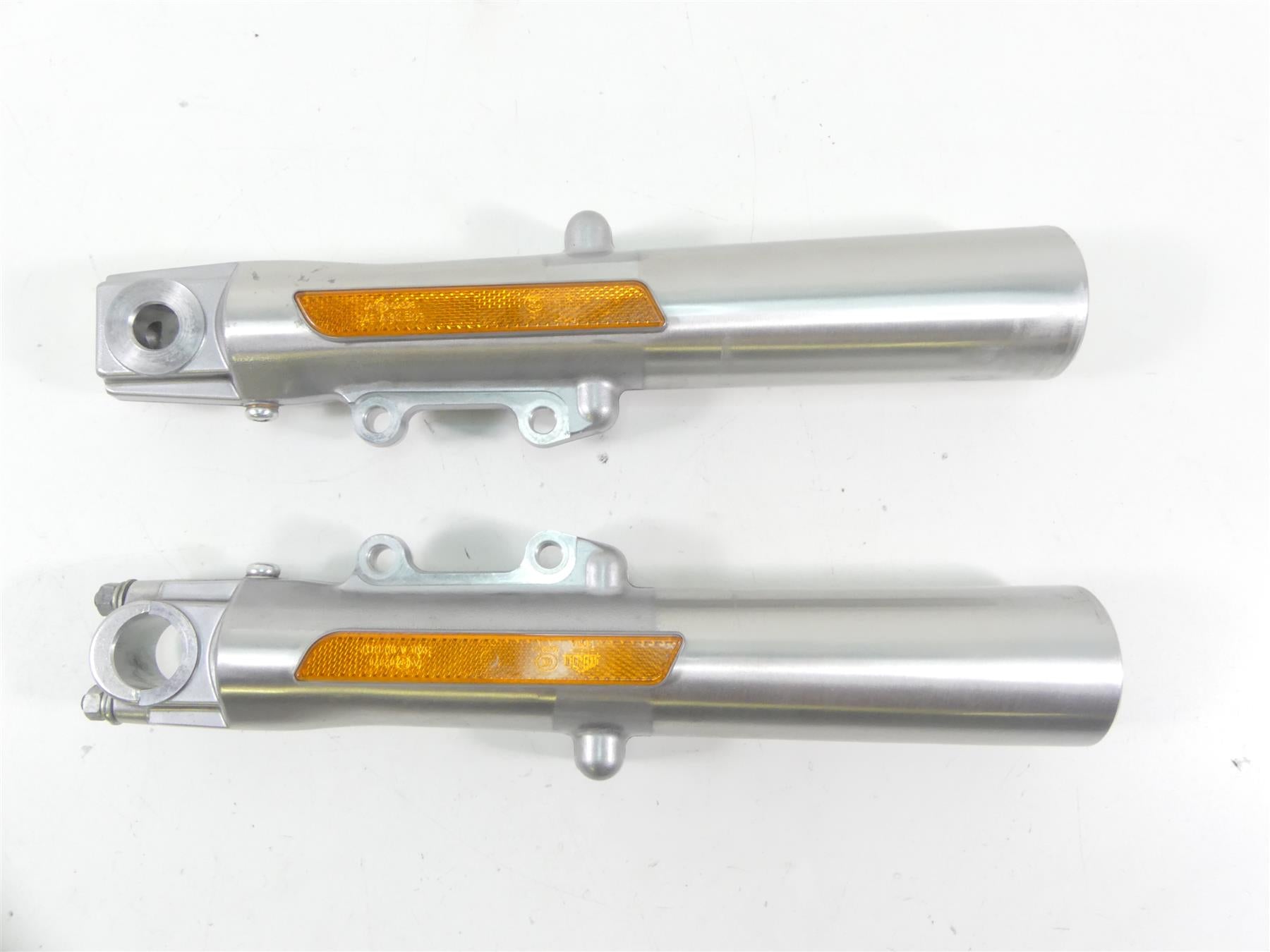 2012 Harley Touring FLHX Street Glide Front Lower Fork Slider Tubes 46495-09