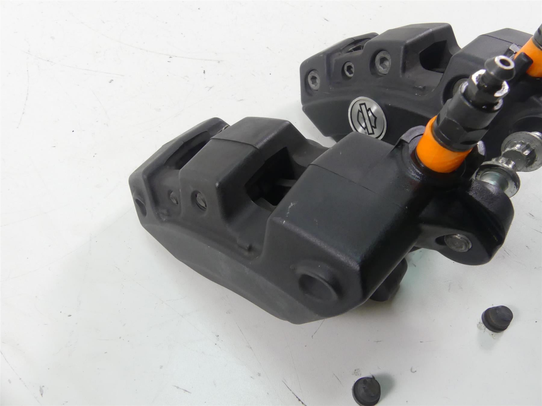2012 Harley Touring FLHTK Electra Glide Brembo Front Brake Calipers 43027-08 {{ shop.shopifyCountryName }} - Mototech271