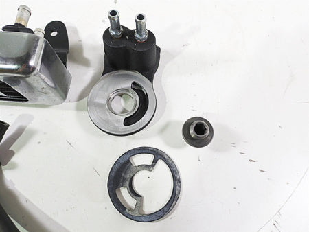 2008 Harley Touring FLHTCU E-Glide 105TH Oil Cooler Chrome Cover & Flange Set {{ shop.shopifyCountryName }} - Mototech271