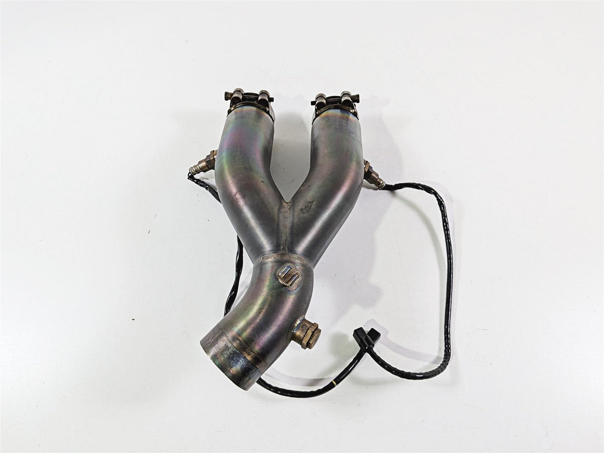 2016 Yamaha YZF R1 RN32 Titanium Aftermarket Y-Pipe Mid Section - READ {{ shop.shopifyCountryName }} - Mototech271
