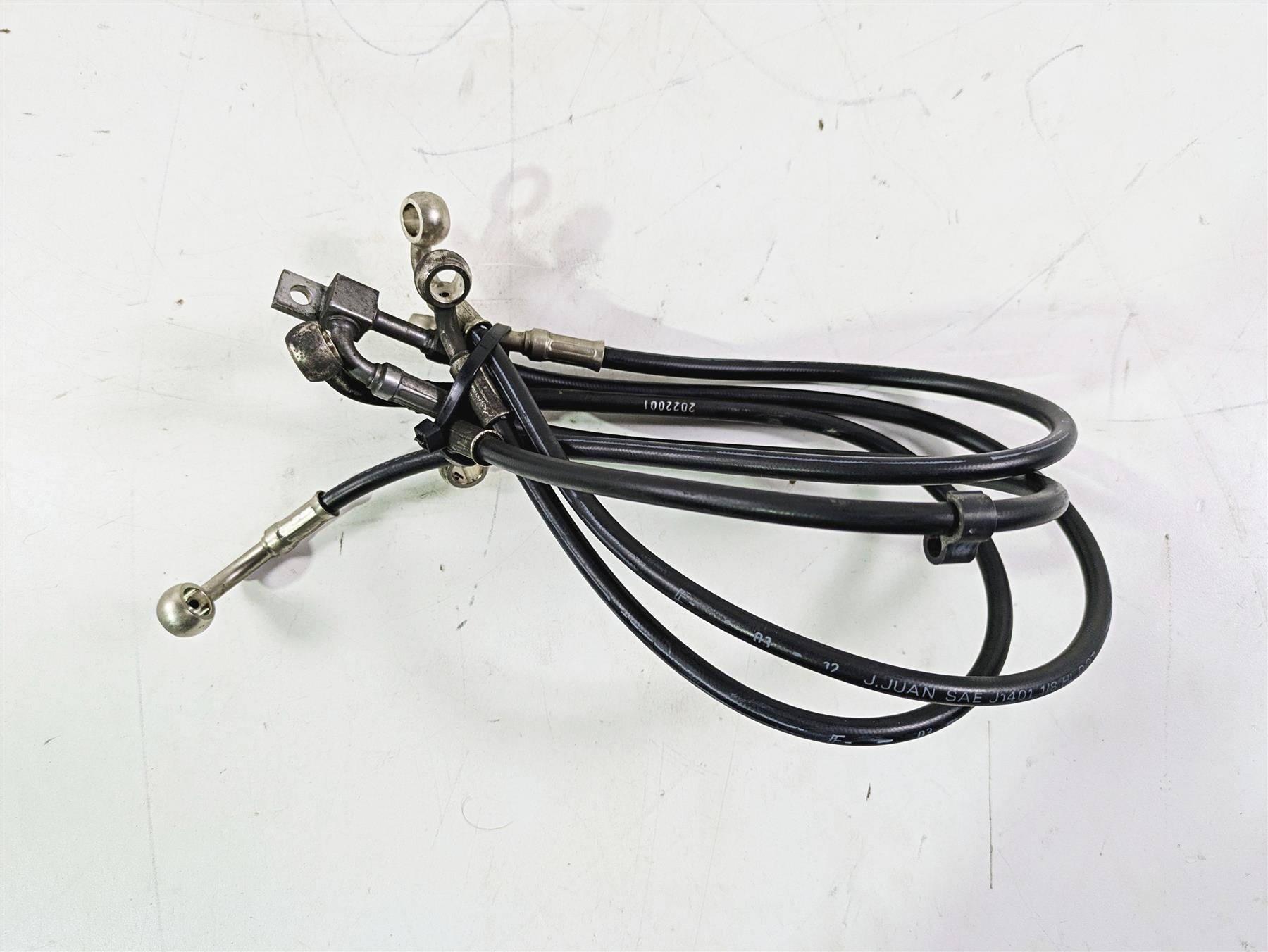 2013 Triumph Tiger 1215 Explorer Front Rear Abs Brake Line Set T2025030 T2025043 {{ shop.shopifyCountryName }} - Mototech271