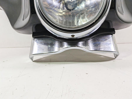 2008 Harley Touring FLHTP Electra Glide Front Outer Fairing + Headlight 58503-05 {{ shop.shopifyCountryName }} - Mototech271