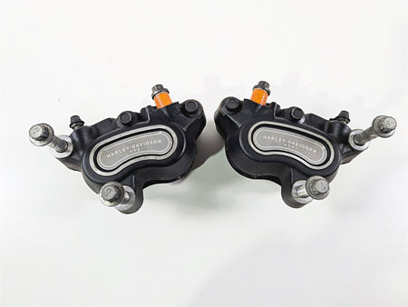 2014 Harley FXDL Dyna Low Rider Front Brake Caliper Set 41300001 41300002 {{ shop.shopifyCountryName }} - Mototech271