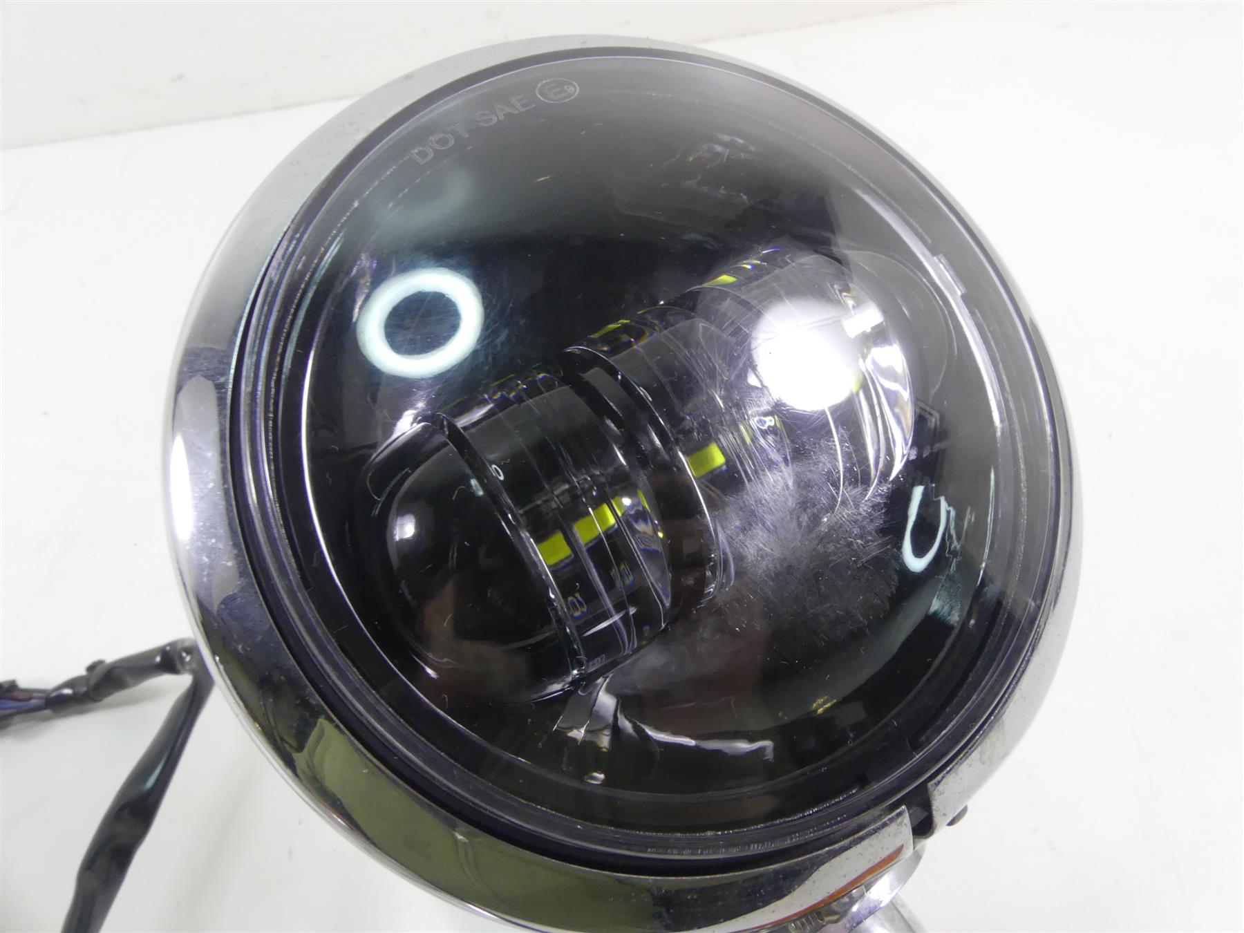 2001 Harley Touring FLHRCI Road King Front LED Spot Light Blinker Set 68712-94A {{ shop.shopifyCountryName }} - Mototech271