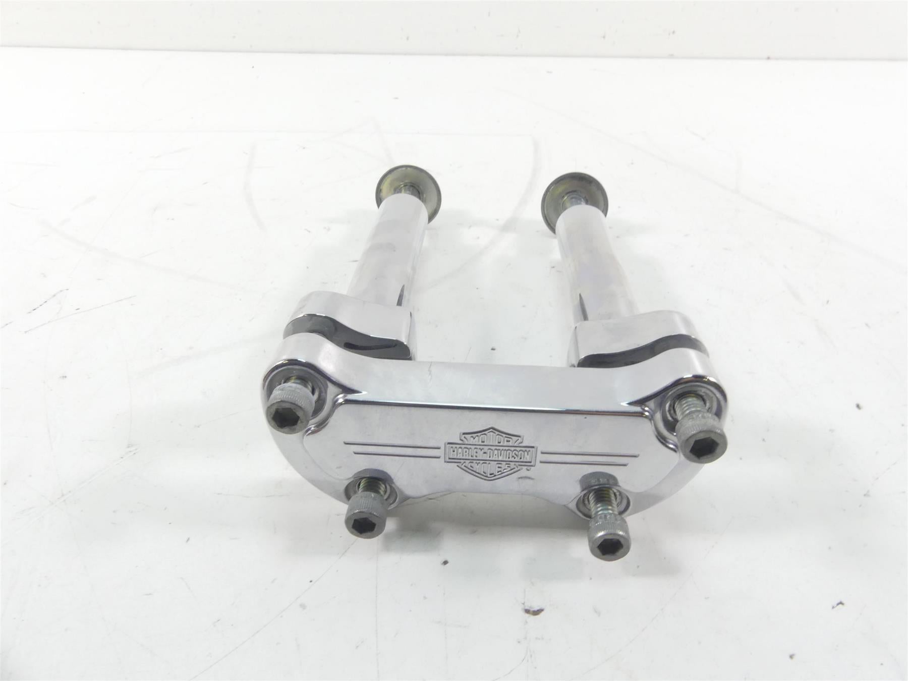 2008 Harley Softail FXSTB Night Train 6" Chrome Handlebar Riser Holder 56567-86B {{ shop.shopifyCountryName }} - Mototech271