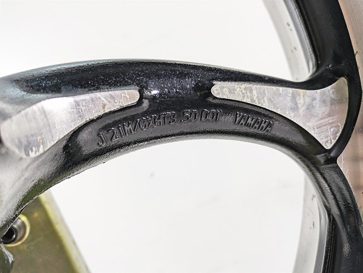 2009 Yamaha XV1900 Raider Straight 21x3.5 Front Wheel Rim 5C7-25168-00-33 {{ shop.shopifyCountryName }} - Mototech271