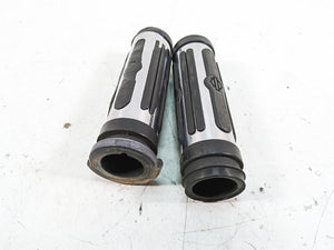 2008 Harley FLHTCU Electra Glide Oem Chrome Rubber Hand Grip Set 56246-08