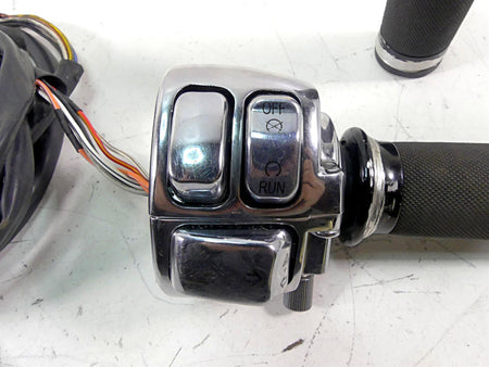 Harley Davidson Softail Dyna Sportster Left Right Chrome Hand Control Switch Set {{ shop.shopifyCountryName }} - Mototech271