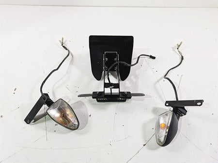 2019 Triumph Speed Triple RS 1050 Short License Plate Holder Blinker Set {{ shop.shopifyCountryName }} - Mototech271