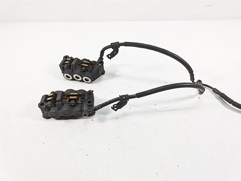 2007 Yamaha R1 YZFR1 6 Piston Front Brake Caliper + Lines Set 4C8-2580T-00-00 {{ shop.shopifyCountryName }} - Mototech271