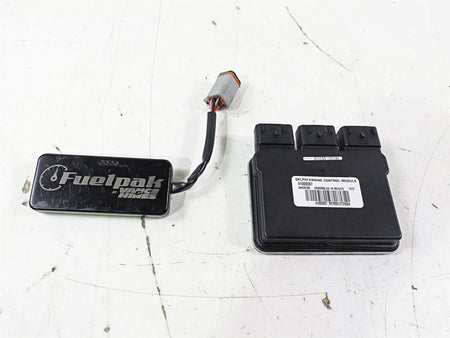 2016 Harley FLSTC Softail Heritage Cdi Ecu Ecm Engine Control Module With FP3 Vance & Hines Fuel Pack Unit 41000057 {{ shop.shopifyCountryName }} - Mototech271