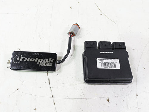 2016 Harley FLSTC Softail Heritage Cdi Ecu Ecm Engine Control Module With FP3 Vance & Hines Fuel Pack Unit 41000057 | Mototech271