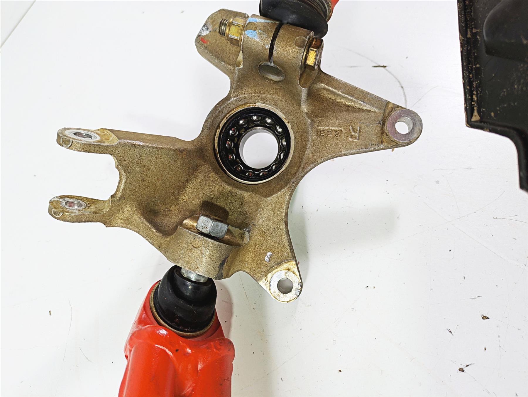 2022 Can-Am Defender XMR HD10 Front Right Control Arm Knee Magma Red 706204748 {{ shop.shopifyCountryName }} - Mototech271
