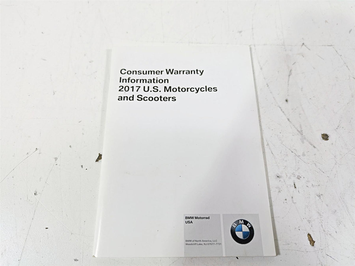 2017 BMW S1000R K47 Owners Manual Booklet & Bag Set 01408387927 {{ shop.shopifyCountryName }} - Mototech271