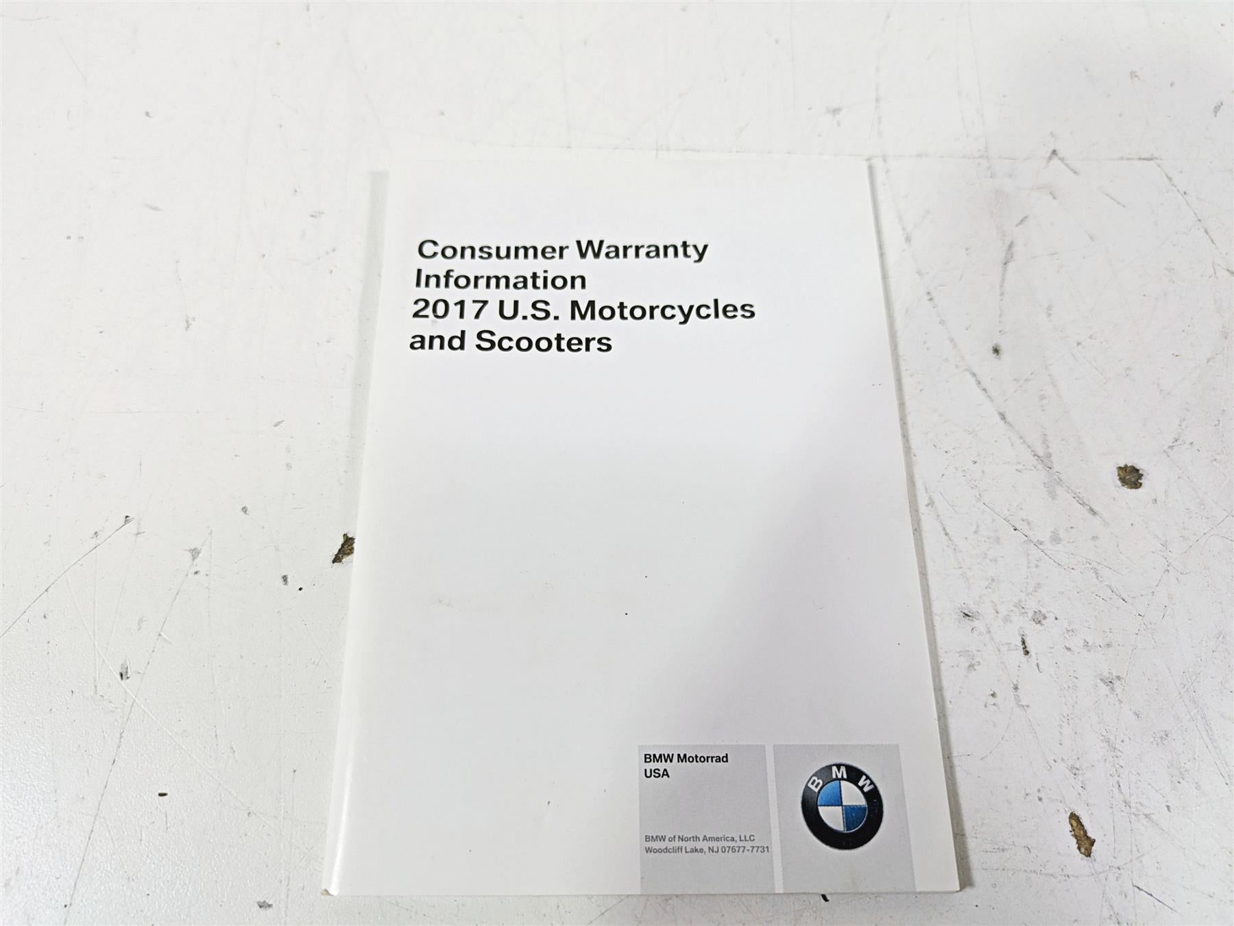 2017 BMW S1000R K47 Owners Manual Booklet & Bag Set 01408387927 {{ shop.shopifyCountryName }} - Mototech271