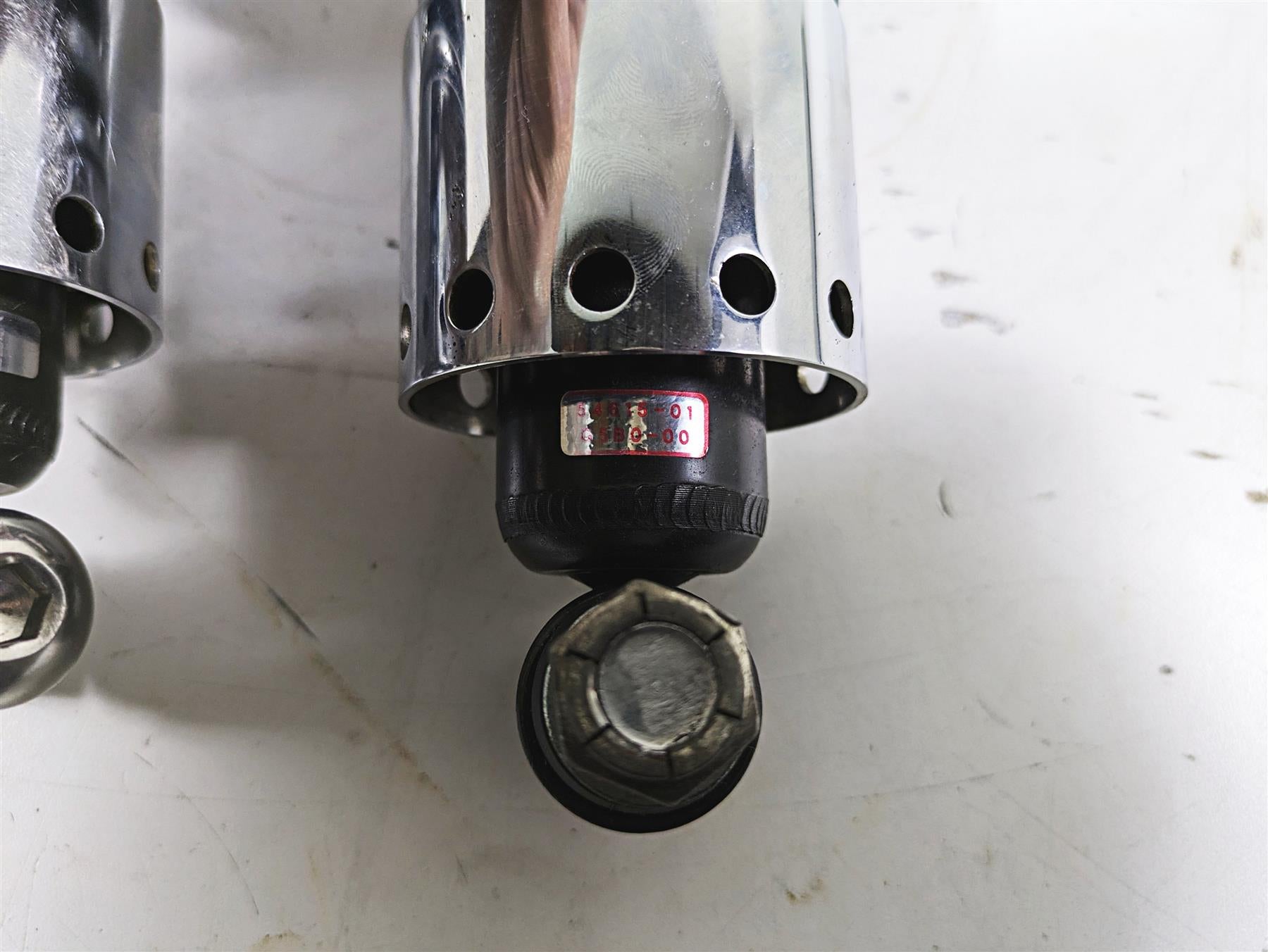 2003 Harley Dyna FXDL Low Rider 100TH Rear Damper Shocks Set 12" 54615-01 {{ shop.shopifyCountryName }} - Mototech271