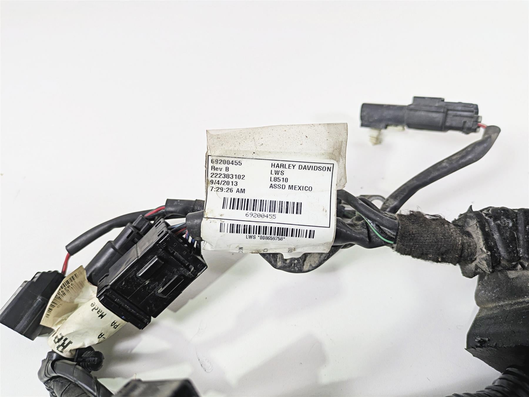 2014 Harley FXDF Dyna Fat Bob Wiring Harness Loom Non Abs 71075-12A 69200455 {{ shop.shopifyCountryName }} - Mototech271
